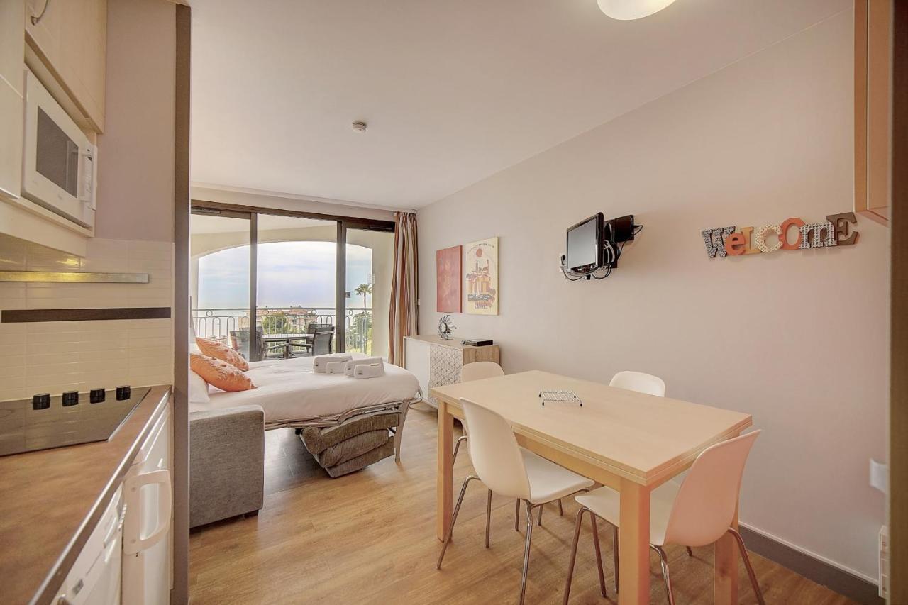 Immogroom - 2 Rooms Sea View - Swimming Pool - Terrace - Parking - Ac 戛纳 外观 照片