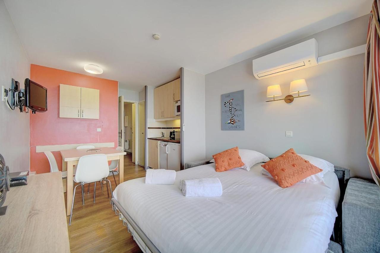 Immogroom - 2 Rooms Sea View - Swimming Pool - Terrace - Parking - Ac 戛纳 外观 照片